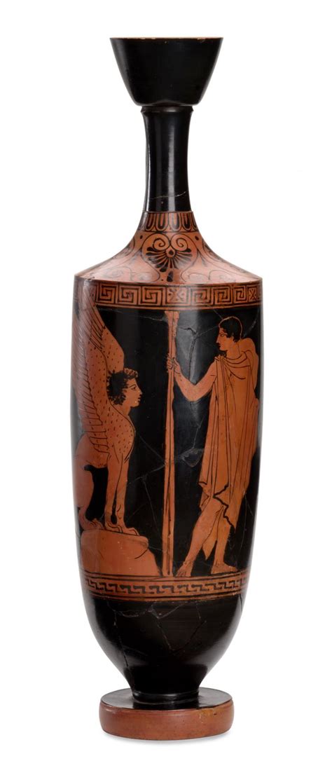 The Riddle Of The Sphinx An Attic Red Figure Lekythos Ngv