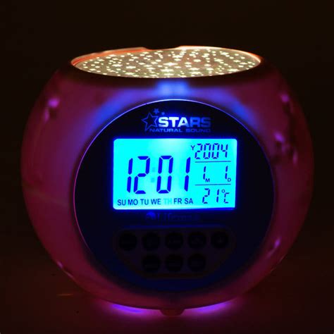 You won't even have to get up. Star Projection Alarm Clock and Relaxation Sound Machine ...