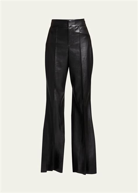Alice Olivia Dylan High Waist Faux Leather Pants Shopstyle