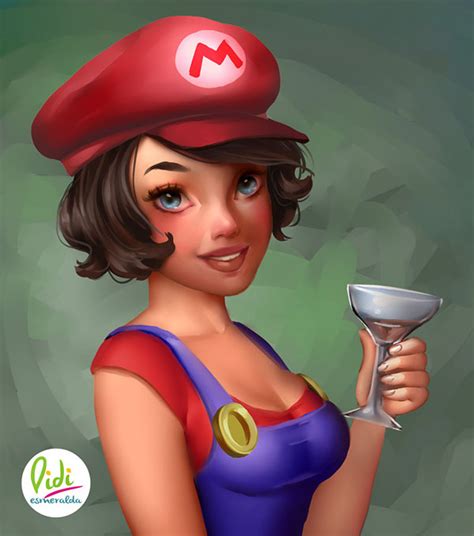 Mario Girl Fanart Nintendo Rule 63 On Behance