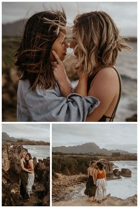Kauai Engagement Photos Best Hawaii Wedding And Elopement Photographer Lesbian Couples