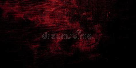 Red And Black Horror Background Dark Grunge Red Texture Concrete Stock