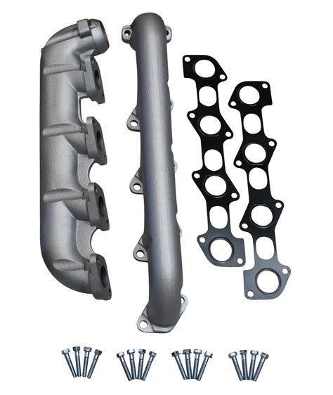 High Flow Exhaust Manifolds And Up Pipes For 66l Duramax 2001 2016 Lb7