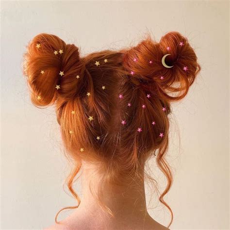 Night Sky Hair 🌌 Shared By Shieru On We Heart It Natural Red Hair