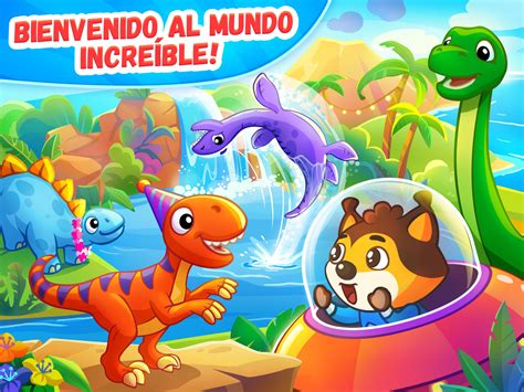 Estos juegos se basan en acciones de causa y efecto: Dinosaurios 2: Juegos educativos para niños 3 años for ...