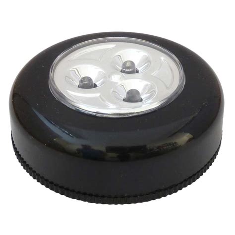 Build.com has been visited by 100k+ users in the past month Battery Operated LED Push Light in Black