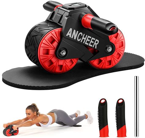 Buy Ancheer Ab Roller Wheel For Abs Workout With Knee Pad Mat And