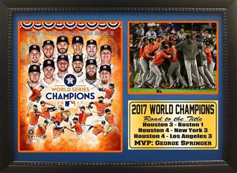 Houston Astros World Series Champions Photo Frame Sportige