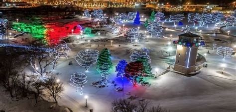 Winter Wonderland At Falls Park 2022 Downtown Sioux Falls