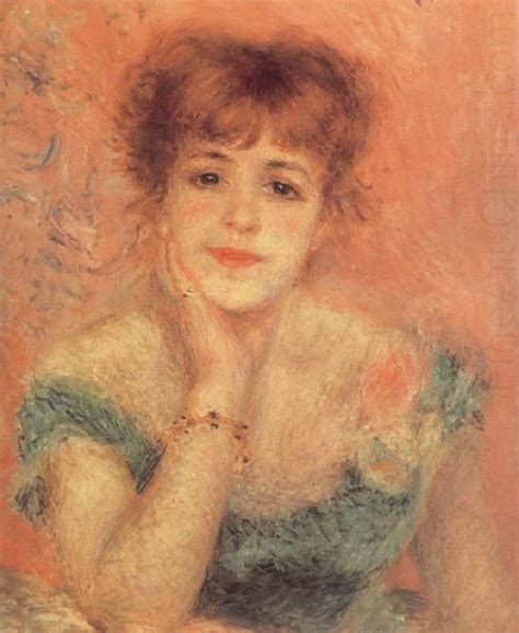 Portrait Of T He Actress Jeanne Samary Pierre Auguste Renoir Wholesale