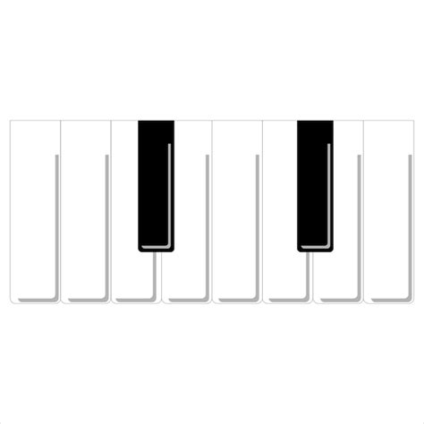 Premium Vector Piano Keyboard