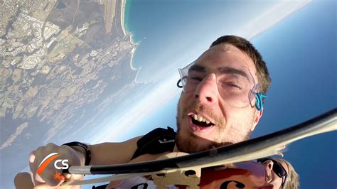 Violinist Skydives Naked To Raise Awareness Of Men S Body Image Youtube