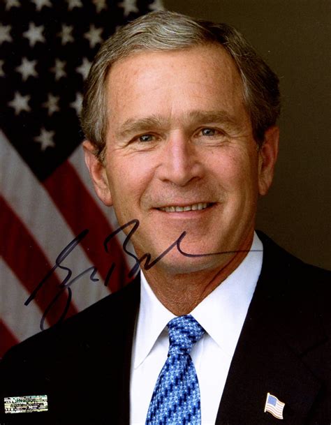 President George W Bush Signed Autographed 8x10 Photo Sports