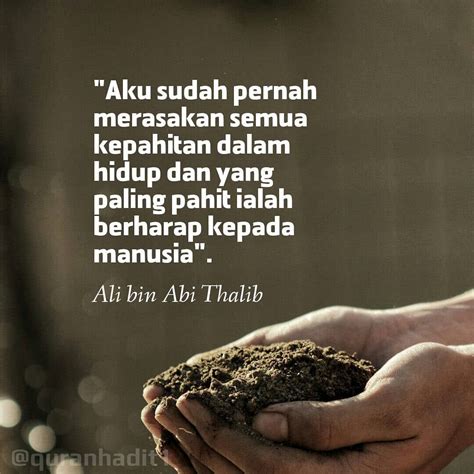 Quran Hadits Di Instagram Ali Bin Abi Thalib S Quote Islam