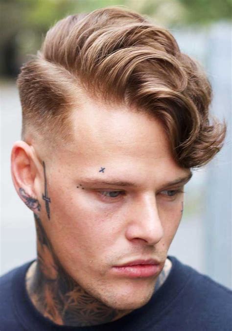 20 Angular Fringe Haircuts An Unexpected 2017 Trend Mens Hairstyles Side Part Side Part