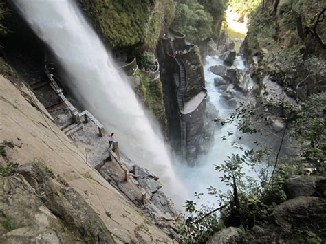 Pailón Del Diablo Waterfall In Ecuador Waterfall Water Outdoor