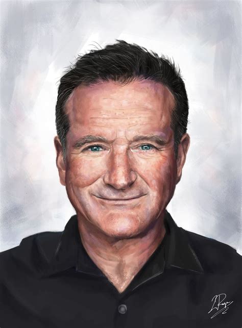 Robin Williams Portrait By LaurenceAndrewPage Robin Williams