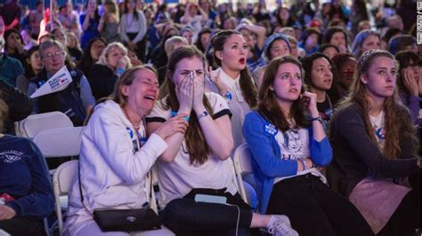 Shock And Tears At Hillary Clintons Alma Mater Wellesley College
