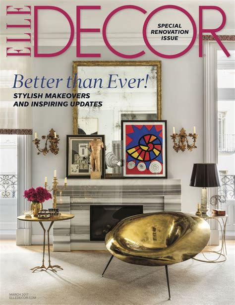 Elle Decor March 2017 Elle Decor Magazine Interiors Magazine Magazine