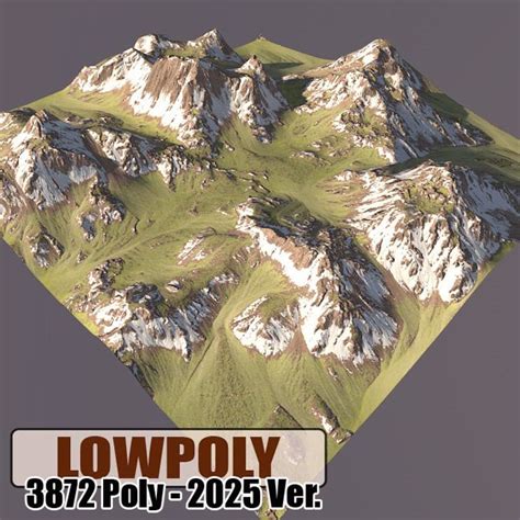 Mountain Maps Terrain 3d Model