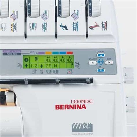 bernina 1300mdc overlock coverstitch machine alisellou designs sewing centre