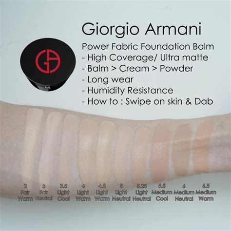 Giorgio Armani Power Fabric Foundation Balm Shopee Thailand