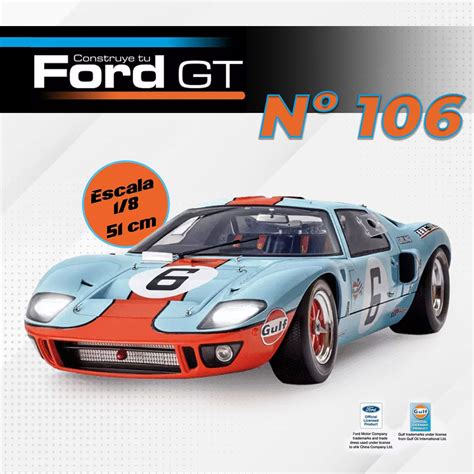 Colección Ford GT 0106 Editorial Planeta de Agostini Sau Vehiculos