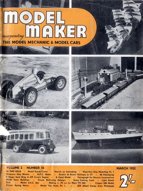 Rclibrary Model Maker 195203 March Title Download Free Vintage
