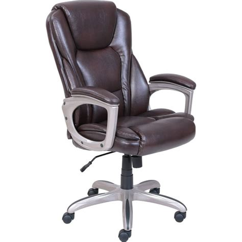 Serta Big And Tall Bonded Leather Commercial Office Chair With Memory