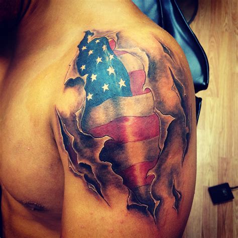 American Flag Tattoo 3d Tattoos Great Tattoos Girl Tattoos Tattoos