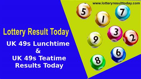 Uk 49s Lunchtime Result Uk49s Teatime Result Today 30102021uk 49s