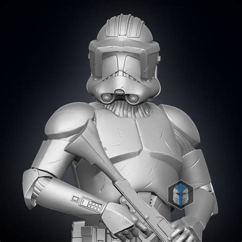 Clone Trooper Figurines Pose 1 3d Print Files Galactic Armory