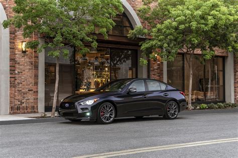 Infiniti Debuts Color Shifting Black Opal Paint On 2023 Q50 Red Sport
