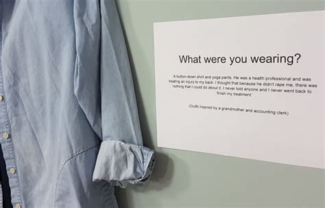 what were you wearing sex assault survivors dispel stereotypes for new exhibit cbc news