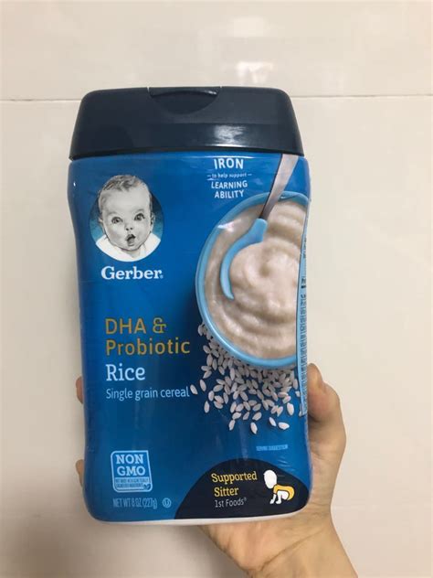 Gerber Dha Rice Cereal Babies And Kids Nursing And Feeding Weaning