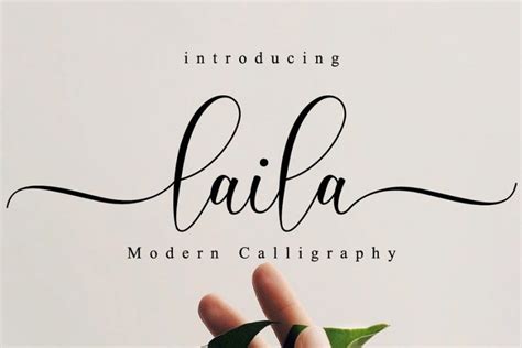 Laila Modern Calligraphy Font Download Fonts