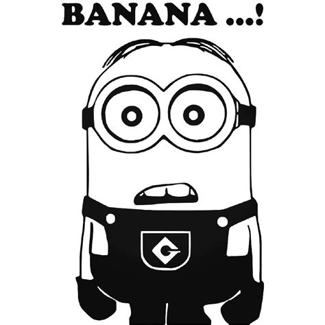 Minion Banana 06 Decal Sticker Ballzbeatz Com Cartoon Silhouette