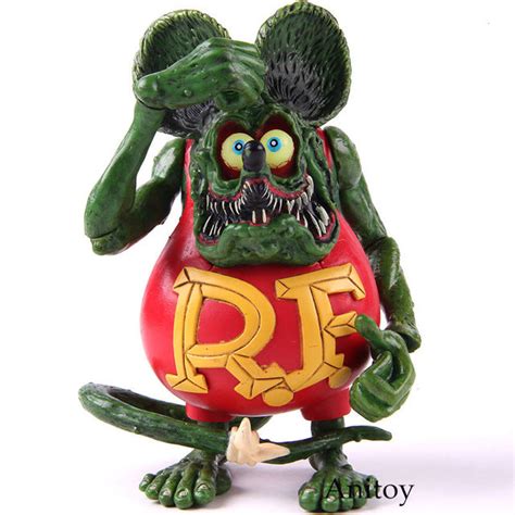 Rat Fink Figure Ratfink Pvc Action Figure Collectible Model Toy Christ