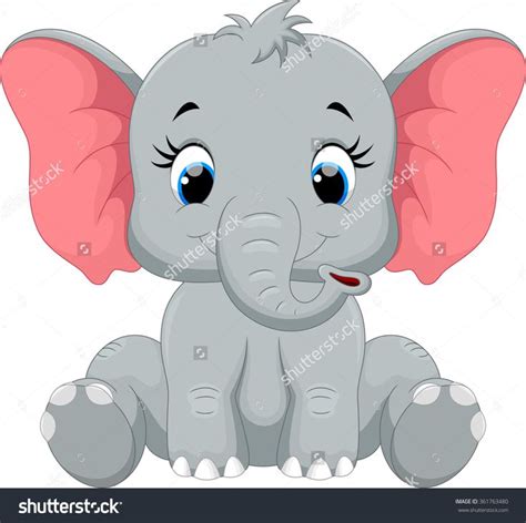 Pin De Lea Ostersson En Deepavali Elefante De Dibujos Animados