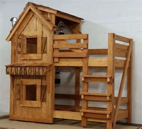 Imagine That Playhouses The Rustic Bunk Bed Tree House Bunk Bed