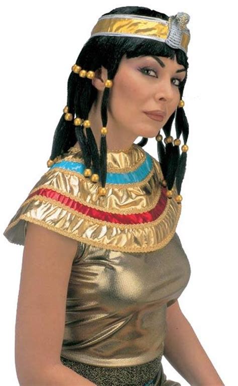 Queen Of The Nile Cleopatra Wig And Collar Set By Widmann C6220 Karnival Costumes