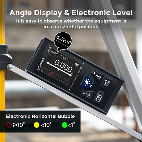 Cigman Dual Laser Distance Meter Ft M Bilateral Laser Measurement