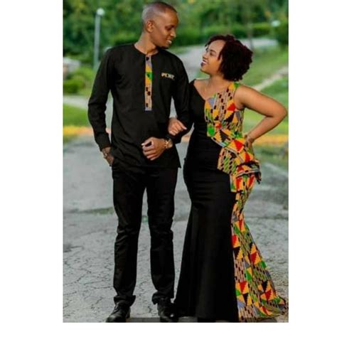 Couples African Wedding Outfitkaftan Wedding Attire Couples Etsy
