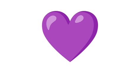 Corazón Morado Emoji