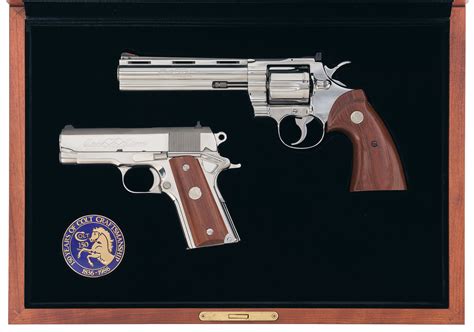 Colt Python 150th Anniversary Double Diamond Matched Two