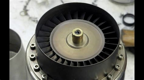 The engine's spool is supported by bearings, which are seated in suitable bearing housings. Making an axial flow micro turbine jet engine - YouTube