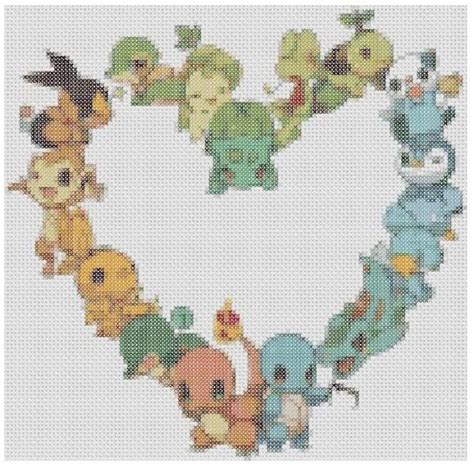 Sprite Stitch Board • View Topic Pokemon Starter Love Pokemon Cross Stitch Patterns