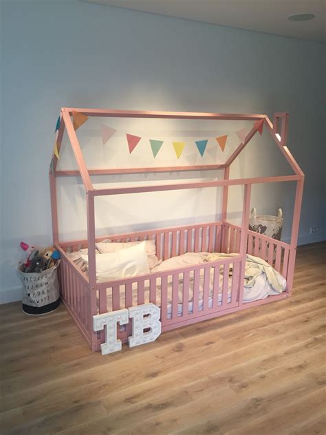 New Pink Toddler Bed Full Double Size Children Bed