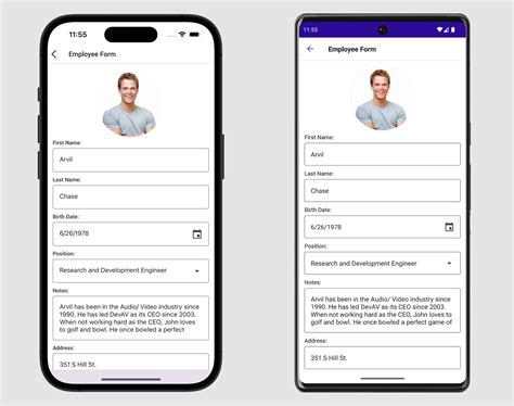 Devexpress Data Form For Net Maui Net Multi Platform App Ui Devexpress Documentation