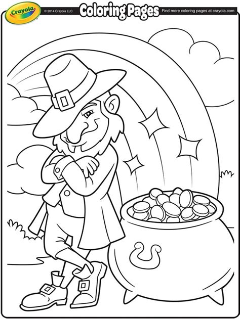 Explore 623989 free printable coloring pages for you can use our amazing online tool to color and edit the following st patricks coloring pages. Leprechaun's Pot of Gold Coloring Page | crayola.com